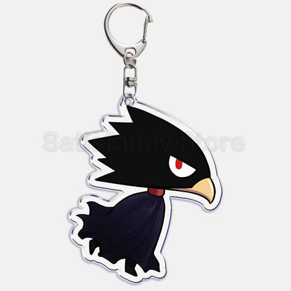 Cute My Hero Academia Anime Keychain Izuku Shouto Midoriya Bakugou Key Chain for Accessories Pendant Key Ring Keychains Gift