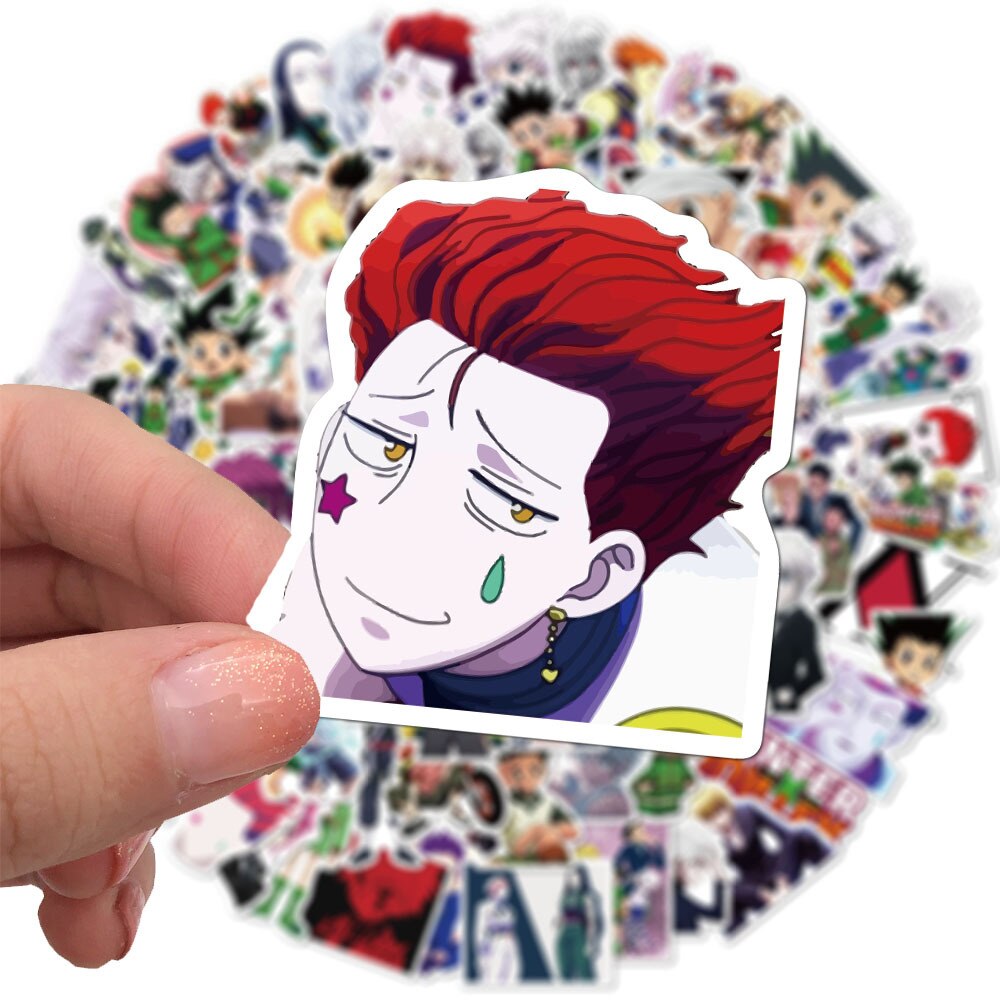 10/20/50/100pcs Hunter X Hunter Stickers Laptop Skateboard Phone Case DIY Graffiti Waterproof Anime Sticker for Kids Gift Toy