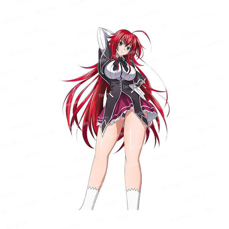 Three Ratels CDM384 High School DxD Rias Gremory Personalized anime sticker for home decoration laptop decals