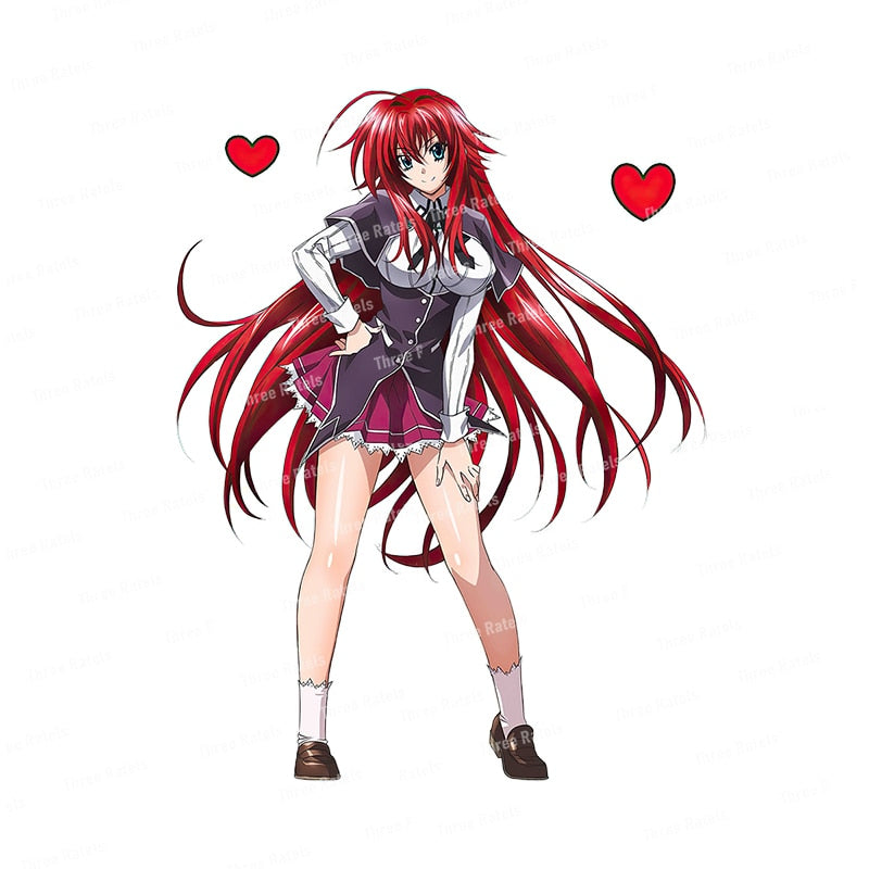 Three Ratels CDM384 High School DxD Rias Gremory Personalized anime sticker for home decoration laptop decals