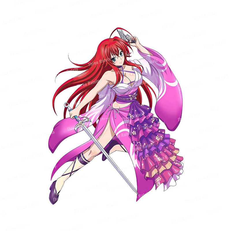 Three Ratels CDM384 High School DxD Rias Gremory Personalized anime sticker for home decoration laptop decals