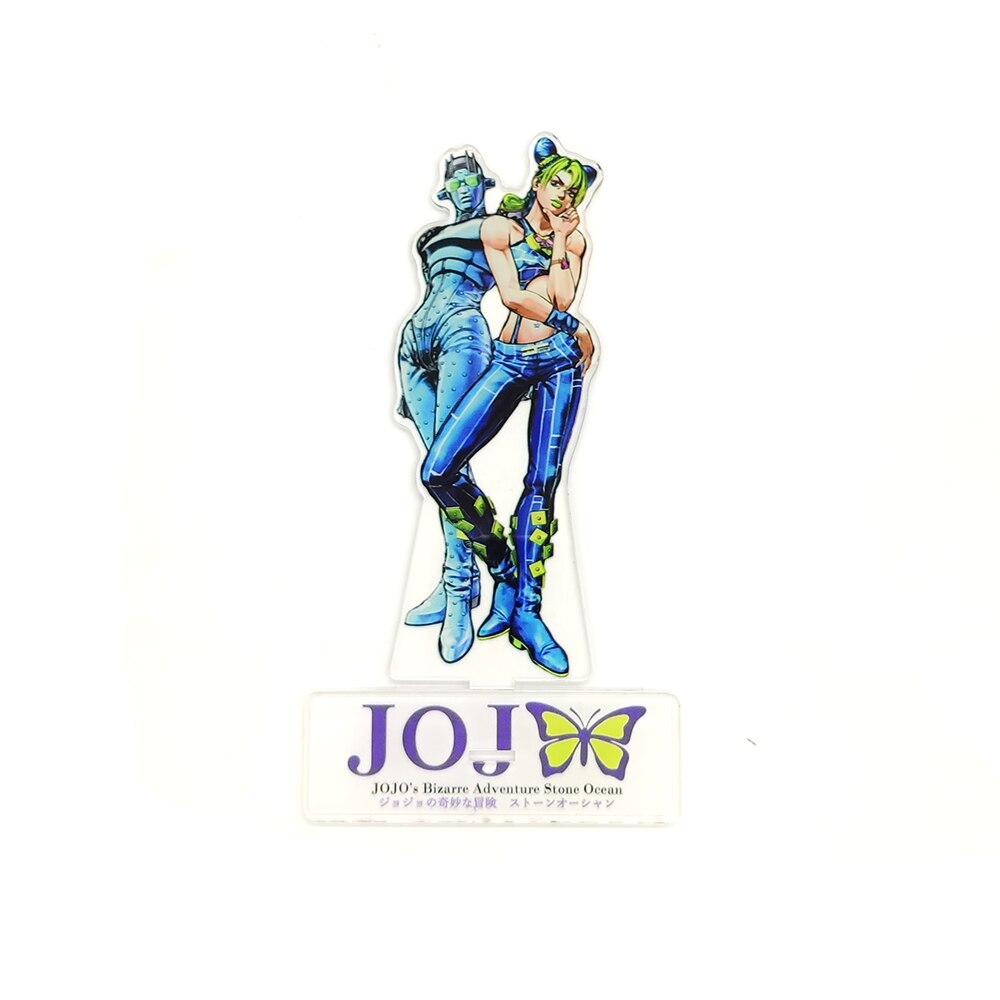 JOJO JOjO's Bizarre Adventure Stone Ocean Jolyne Kujo Enrico Pucci acrylic stand figure model plate holder cake topper anime