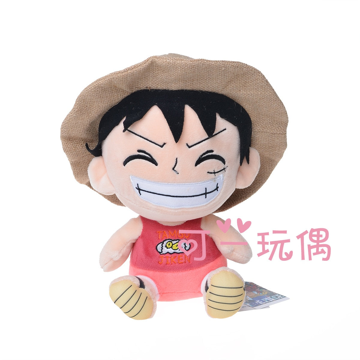 20cm One Piece Plush Toy Anime Tony Chopper Luffy Ace Pattern Soft Stuffed Plush Dolls Toys Cute Cartoon Chopper Doll Kids Gift