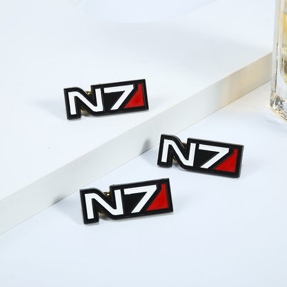 Game Mass Effect Metal Enamel Pins and Brooches Fashion Lapel Pin Backpack Bags Badge Collection Jewelry Gift