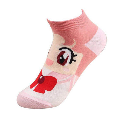 6 pairs High Quality Novel original design new products cute Kawaii playful cat sailor Moon breathable funny lovely women Socks