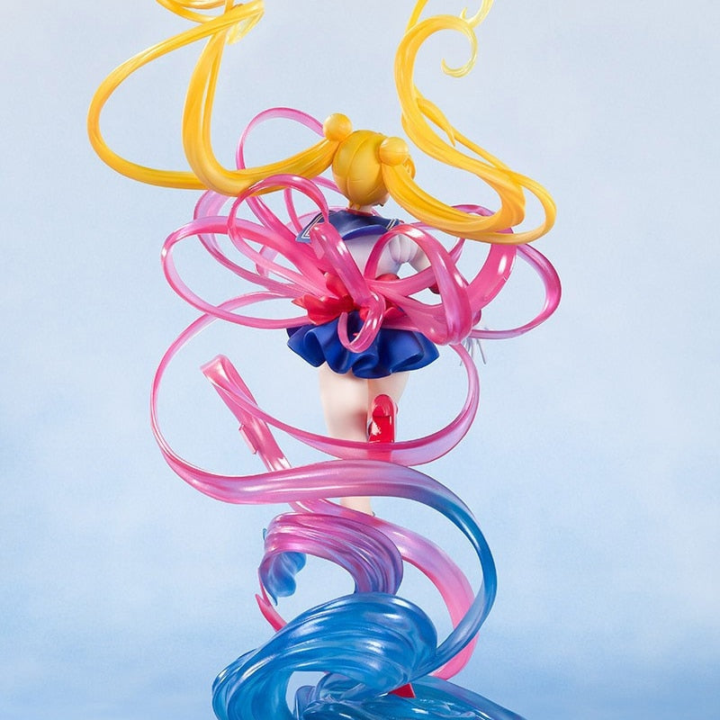 Anime Figure Sailor Moon Crystal Power Transformation Kawaii Girl Action Figurines Pvc Girl Model Doll Statue Toy Decor Kids Toy