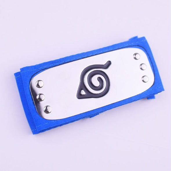 Naruto Shippuden Anime Cosplay Headband Uzumaki Uchiha Kakashi Action Figurs Forehead Toys Naruto Model Cos Juguetes