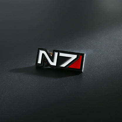 Game Mass Effect Metal Enamel Pins and Brooches Fashion Lapel Pin Backpack Bags Badge Collection Jewelry Gift