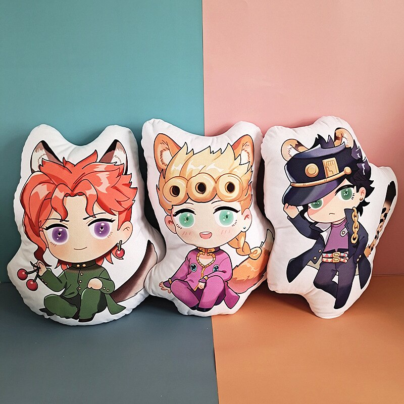 10cm Jojo's Bizarre Adventure Plush Doll Anime JoJo Kujo Jotaro Kakyoin Noriaki Plush Key Pendant Cute Anime Soft Plush Pillow