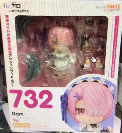 10CM Re: Zero In A Different World From Zero Rem 663# Ram 732 Action Figure PVC Collection Model toys for christmas gift