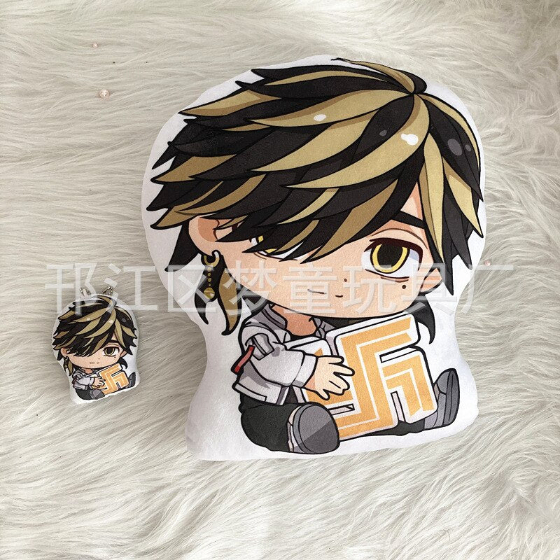 10cm Tokyo Revengers Plush Doll Anime Tokyo Revengers Manjiro Ken Takemichi Hinata Atsushi Cute Soft Stuffed Key Pendant Toys