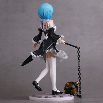 21cm Re: ZERO Starting Life in Another World Rem Anime Figure Rem Meteor Hammer PVC Action Figure Collection Model Doll Gift