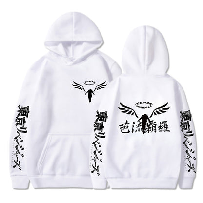 Gambar Valhalla Tokyo Revengers Hoodies Anime Graphic Hoodie for Men Women Sportswear Tokyo Revengers Cosplay Tracksuit Clothes