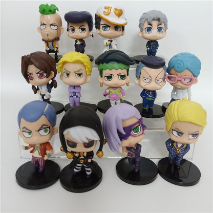 Anime Jojos Bizarre Adventure Figure Toy Giorno Giovanna Bruno Bucciarati Model Doll Shipement Random 1pcs