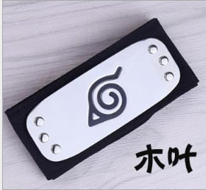 Naruto Shippuden Anime Cosplay Headband Uzumaki Uchiha Kakashi Action Figurs Forehead Toys Naruto Model Cos Juguetes