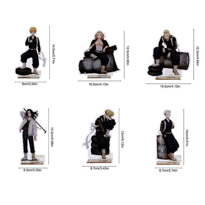 Anime Tokyo Revengers Acrylic Stand Animation Peripheral Action Figure Model Toys Desktop Plate Decoration Office Stationery