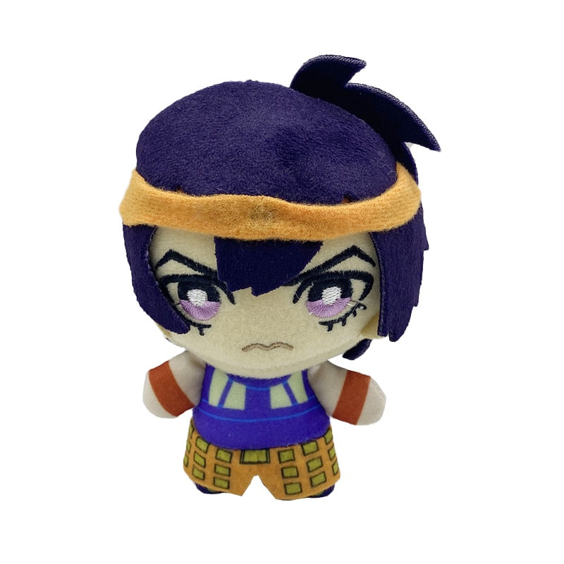 Jojo's Bizarre Adventure Golden Wind Bugatti Abacio Fukuoka Kira Rohan Kishibe Kyosuke Toshitaro Toshitaro 13CM Plush Toys Gift