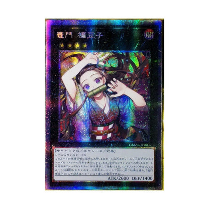 Demon Slayer Kamado Nezuko YU GI OH DIY Colorful Toys Hobbies Hobby Collectibles Game Collection Anime Cards