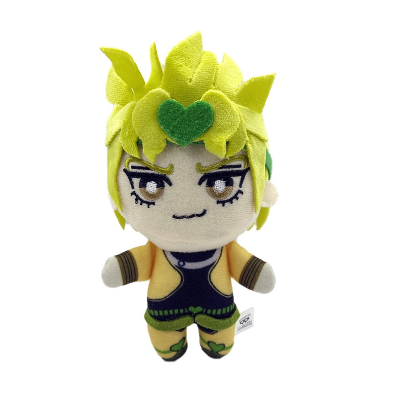 Jojo's Bizarre Adventure Golden Wind Bugatti Abacio Fukuoka Kira Rohan Kishibe Kyosuke Toshitaro Toshitaro 13CM Plush Toys Gift