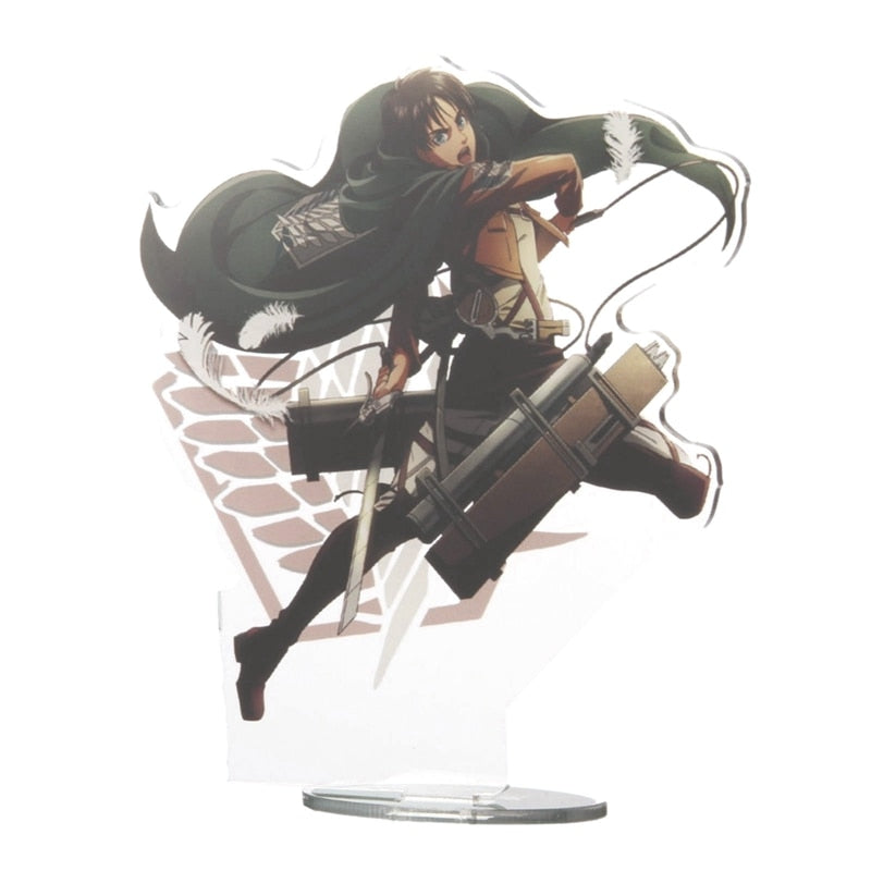 Anime Attack on Titan Shingeki no Kyojin Eren Jaeger The final season Acrylic Stand Figure Model Plate Holder Cake Topper