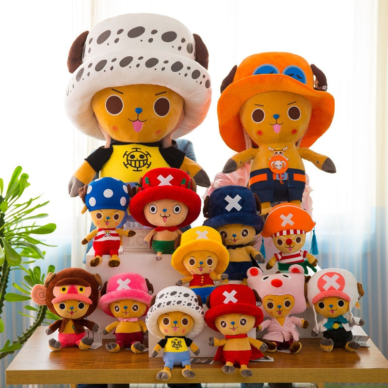 55CM Cartoon One Piece Plush Toys Chopper Plush Doll Stuffed Anime Cute Toy, Chopper Doll Best Gift For Children