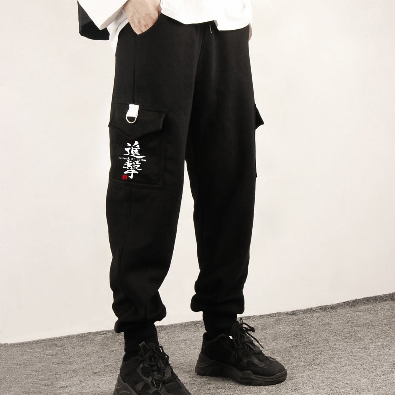 Anime Attack on Titan Sports Sweat Pants Shingeki No Kyojin Sweatpants Cosplay Costume Jogging Pants Men Women Trousers