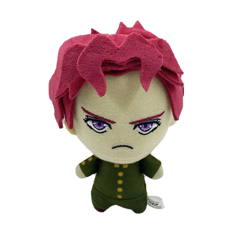 Jojo's Bizarre Adventure Golden Wind Bugatti Abacio Fukuoka Kira Rohan Kishibe Kyosuke Toshitaro Toshitaro 13CM Plush Toys Gift