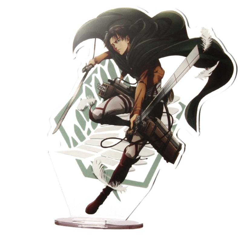 Anime Attack on Titan Shingeki no Kyojin Eren Jaeger The final season Acrylic Stand Figure Model Plate Holder Cake Topper