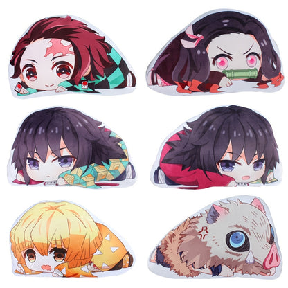 Anime Demon Slayer Kimetsu no Yaiba Kamado Nezuko Cosplay Doll Plush Stuffed Cushion Throw Pillow Toy Gift NEW Nezuko Tanjirou