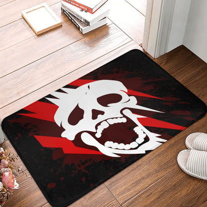 Dead By Daylight Sacrificed Skull Doormat Welcome Bathroom Living Room Floor Mat Home Rug Carpet Nightmare Skeleton Anti-slip