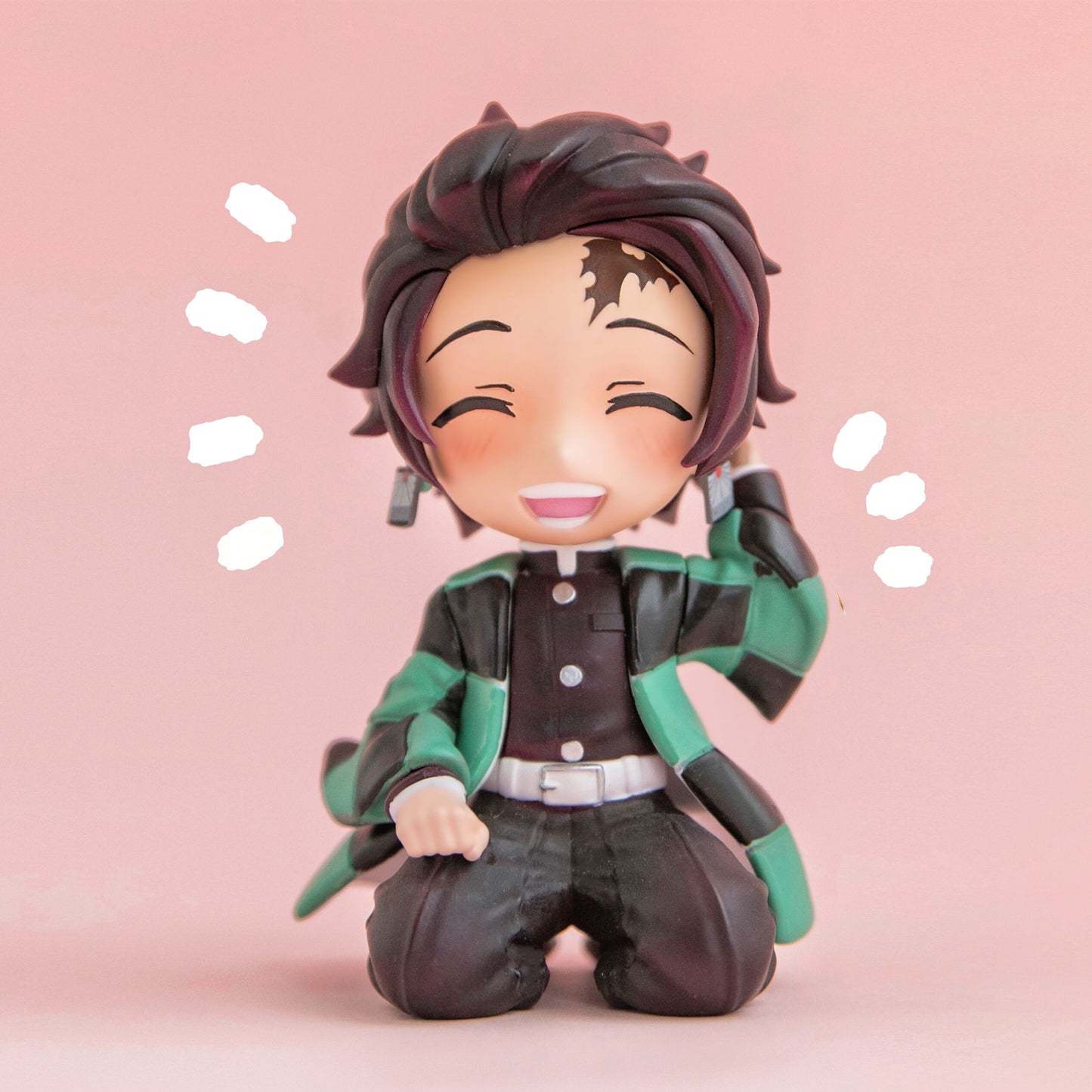 Anime GK Figure Demon Slayer Kimetsu No Yaiba Kamado Nezuko Agatsuma Zenitsu Cute Toys for Kids Collectible Model PVC Doll