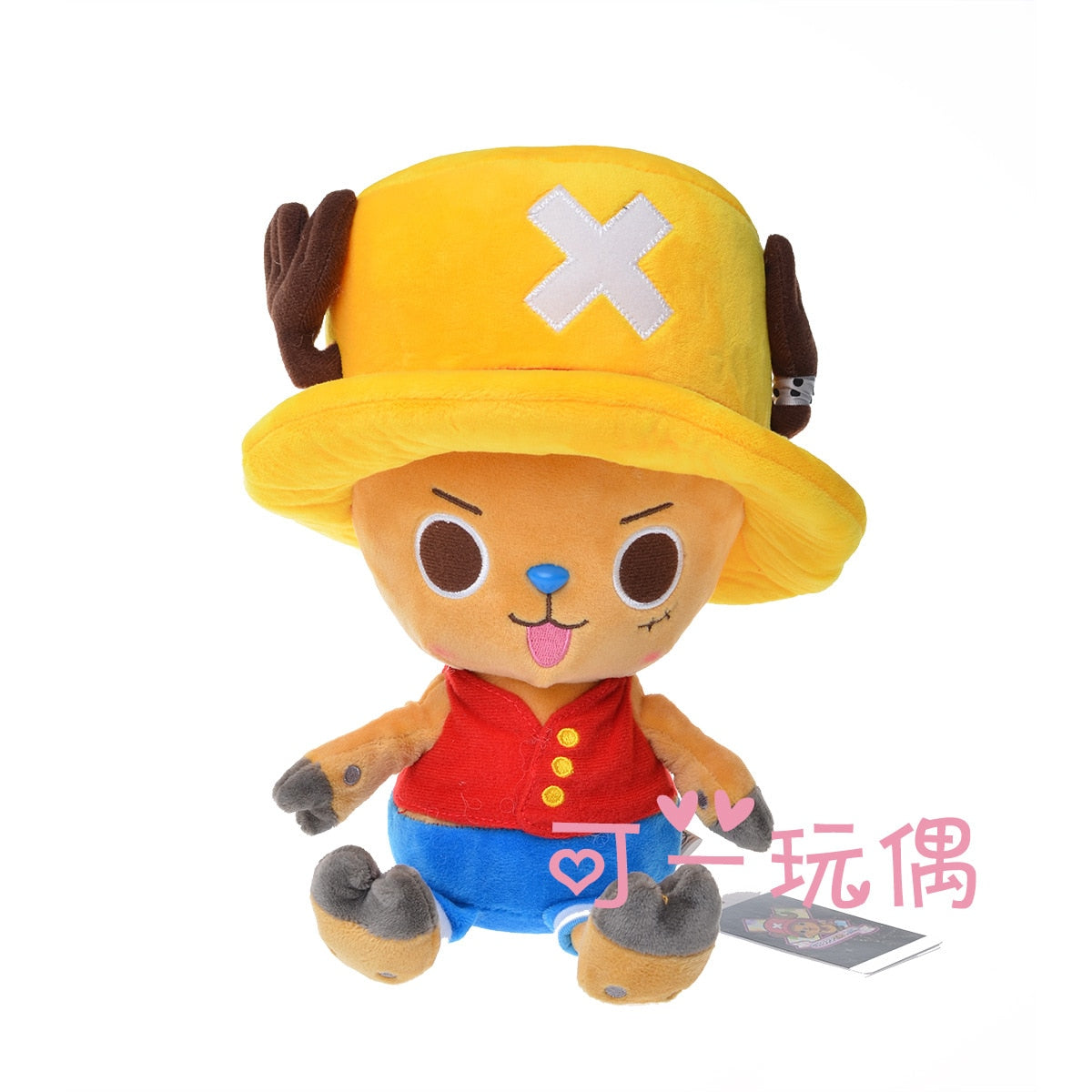 20cm One Piece Plush Toy Anime Tony Chopper Luffy Ace Pattern Soft Stuffed Plush Dolls Toys Cute Cartoon Chopper Doll Kids Gift