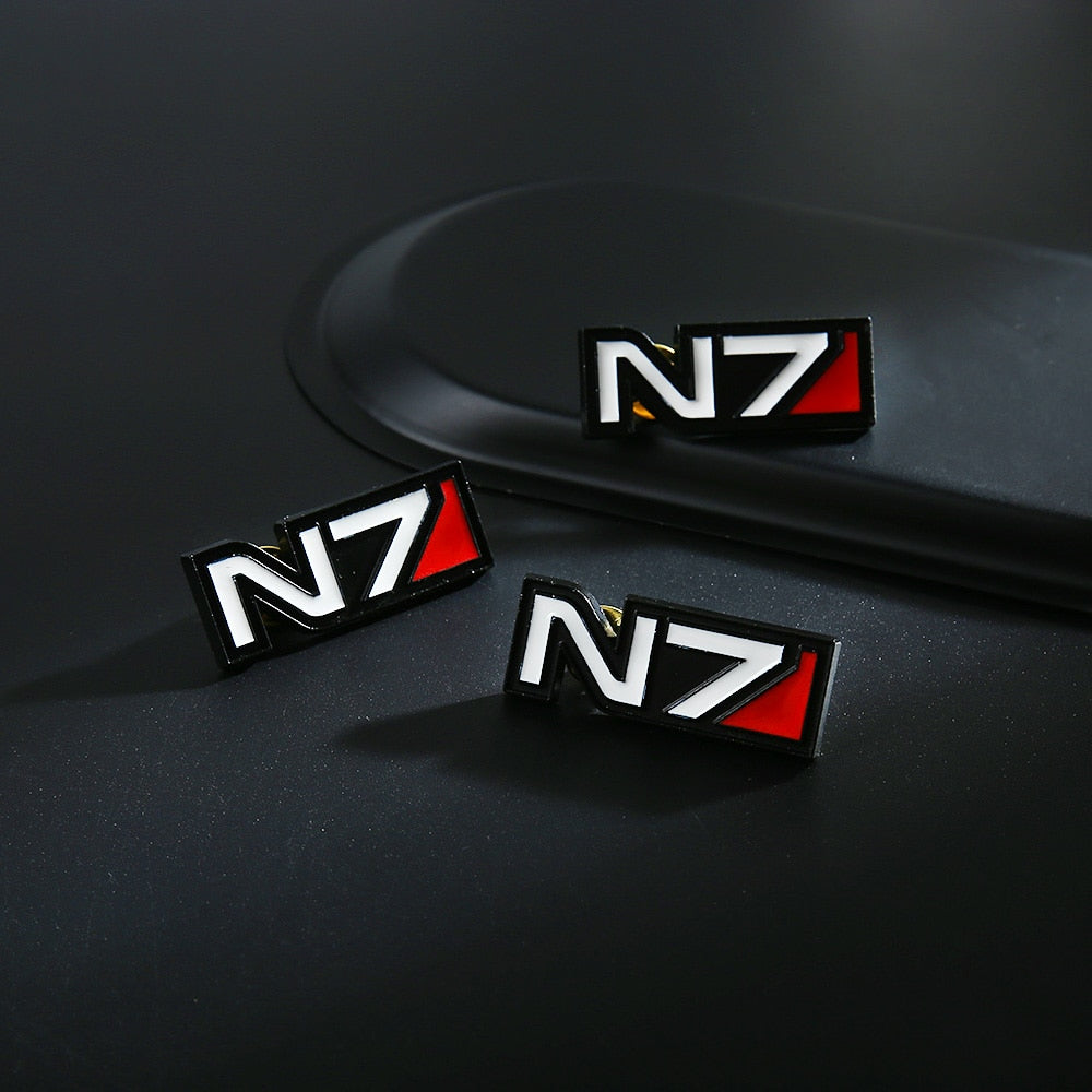 Game Mass Effect Metal Enamel Pins and Brooches Fashion Lapel Pin Backpack Bags Badge Collection Jewelry Gift