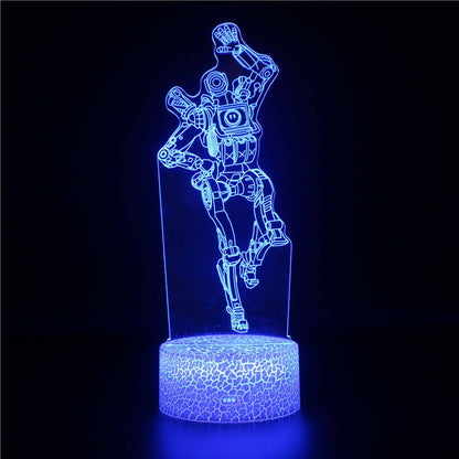 APEX Legends Hero Red Dead Redemption 2 Figure Anime Night Light for Children 3D Acrylic LED Nightlamp Illusion Table Lamp Gifts