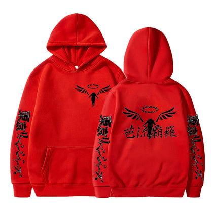 Gambar Valhalla Tokyo Revengers Hoodies Anime Graphic Hoodie for Men Women Sportswear Tokyo Revengers Cosplay Tracksuit Clothes