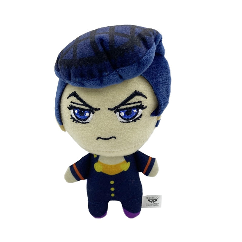 Jojo's Bizarre Adventure Golden Wind Bugatti Abacio Fukuoka Kira Rohan Kishibe Kyosuke Toshitaro Toshitaro 13CM Plush Toys Gift