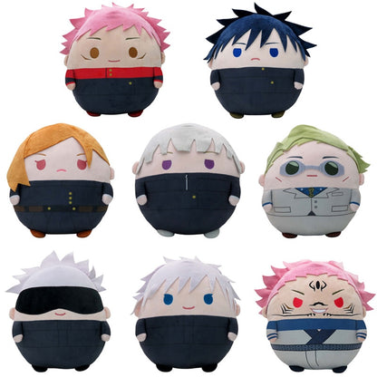 Jujutsu Kaisen Plush Toys Doll Cute Fat Type Yuji Gojo Kugisaki Megumi Nanami Sukuna Stuffed Toy Pendant Gifts 10cm