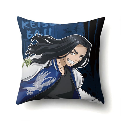 45x45cm Tokyo Revenger Sleeping Pillowcase Cartoon Print Pillow Cover Anime Cushion Case Cosplay Accessories for Home Decor Gift