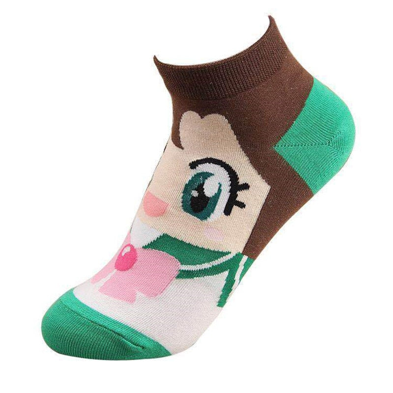 6 pairs High Quality Novel original design new products cute Kawaii playful cat sailor Moon breathable funny lovely women Socks