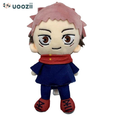 Anime Plush Jujutsu Kaisen - Uoozii - Yuji Itadori Plushie 6&quot;/15cm Kawaii Doll Cute Stuffed Anime Figure Toy Jujutsu Plush