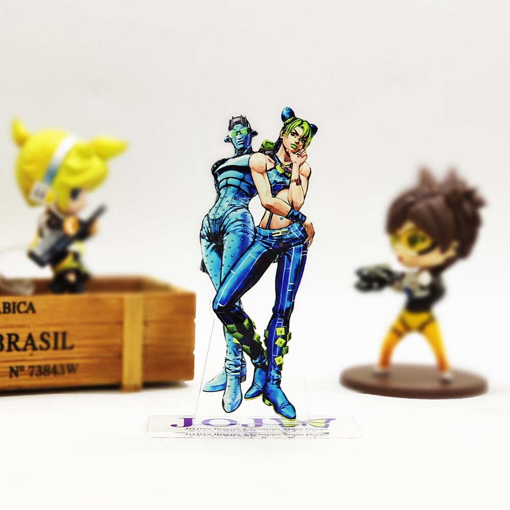 JOJO JOjO's Bizarre Adventure Stone Ocean Jolyne Kujo Enrico Pucci acrylic stand figure model plate holder cake topper anime