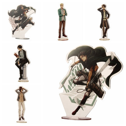 Anime Attack on Titan Shingeki no Kyojin Eren Jaeger The final season Acrylic Stand Figure Model Plate Holder Cake Topper