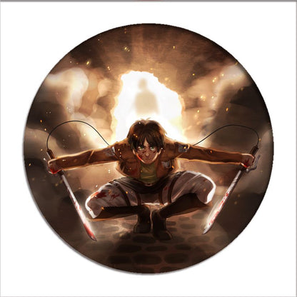 1pcs Hot Anime Attack on Titan Cosplay Badge Cartoon Eren Brooch Pins Collection bags Badges for Backpacks Button Clothes