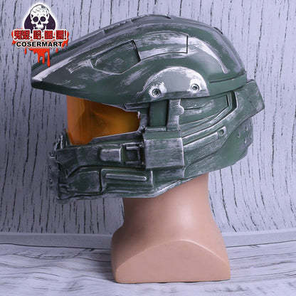 Helmet Prop Replica Cosplay Costume Full Head Mask PVC Equipment Halo Master Chief Game Accessories