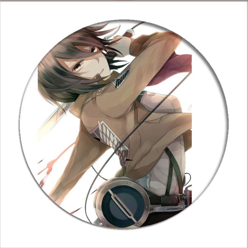 1pcs Hot Anime Attack on Titan Cosplay Badge Cartoon Eren Brooch Pins Collection bags Badges for Backpacks Button Clothes