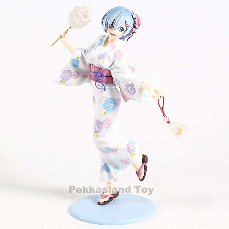 Re: Zero in a different world from zero Rem Yukata Ver. PVC Figure Collectible Model Toy