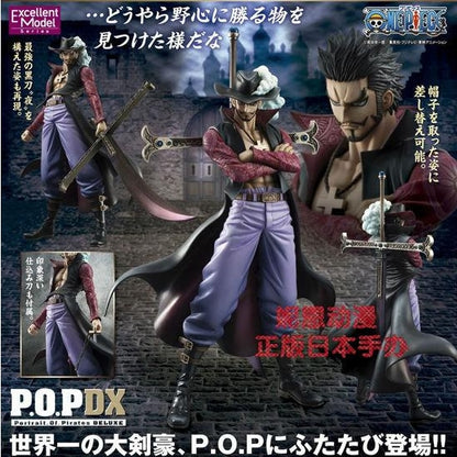 New J.G chen anime one piece Dracule Mihawk Hawk-Eyes pvc action figure collection model toy 26cm hot sale free shipping