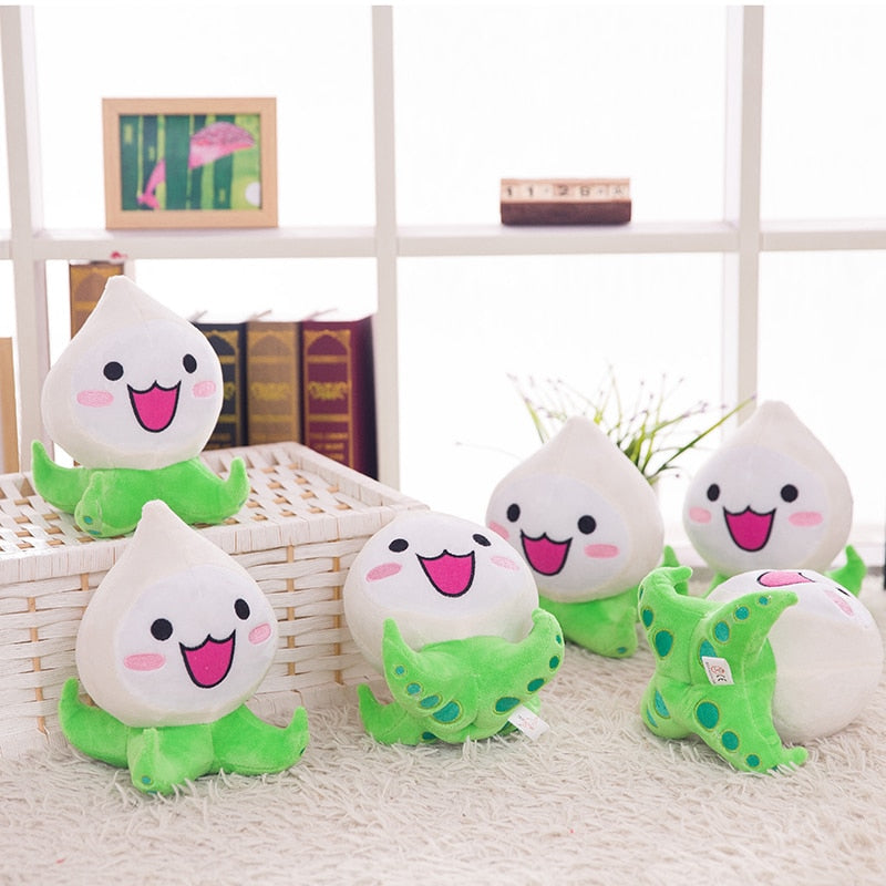 Kawaii Mini Overwatches Plush Toys Onion Small Squid Stuffed Doll Action Figure Soft For Children Gift Home and Car Decoration