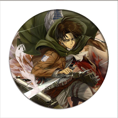 1pcs Hot Anime Attack on Titan Cosplay Badge Cartoon Eren Brooch Pins Collection bags Badges for Backpacks Button Clothes