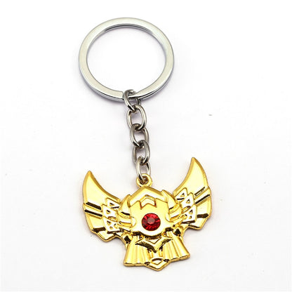 Game LOL Keychain Legends Key Chain hero League Rank Key Ring Key Holder Chaveiro Jewelry